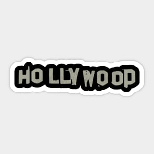 Hollywood Sign Sticky Tape Sticker